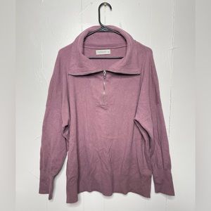COPY - Abercrombie & fitch Woman’s Sweater Sz L Knit Turtleneck Pullover Half Z…
